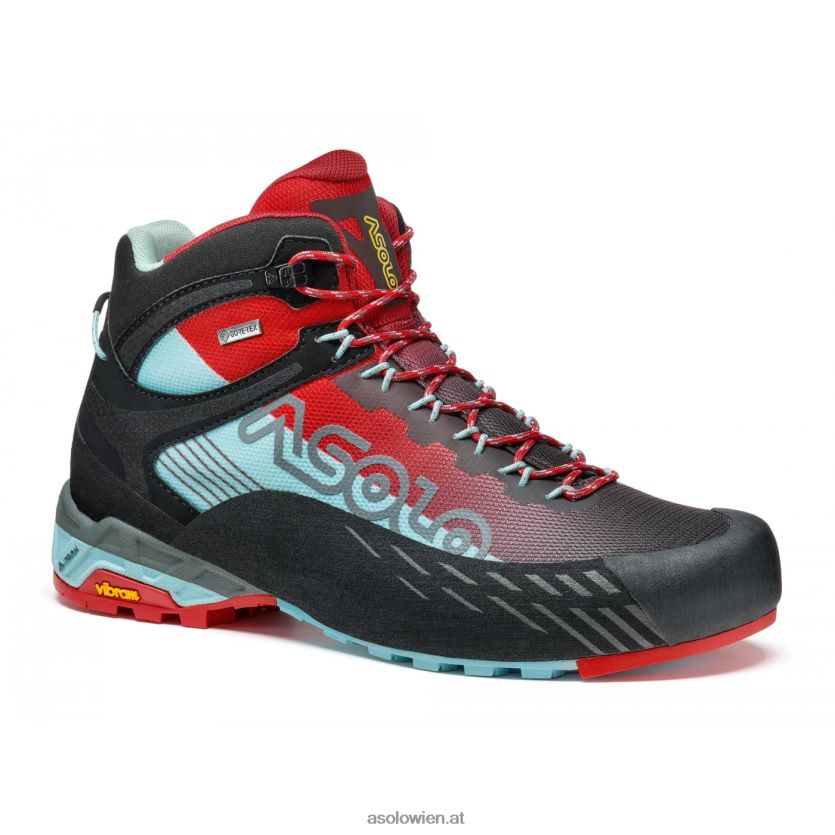Eldo Mid GV Frauen Asolo Seladon/Mohnrot LBJ0X6139