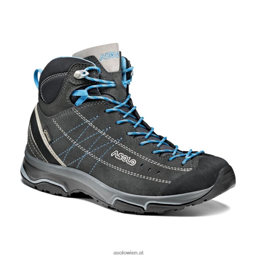 Nucleon Mid GV Frauen Asolo Graphit/Silber/Cyanblau LBJ0X614