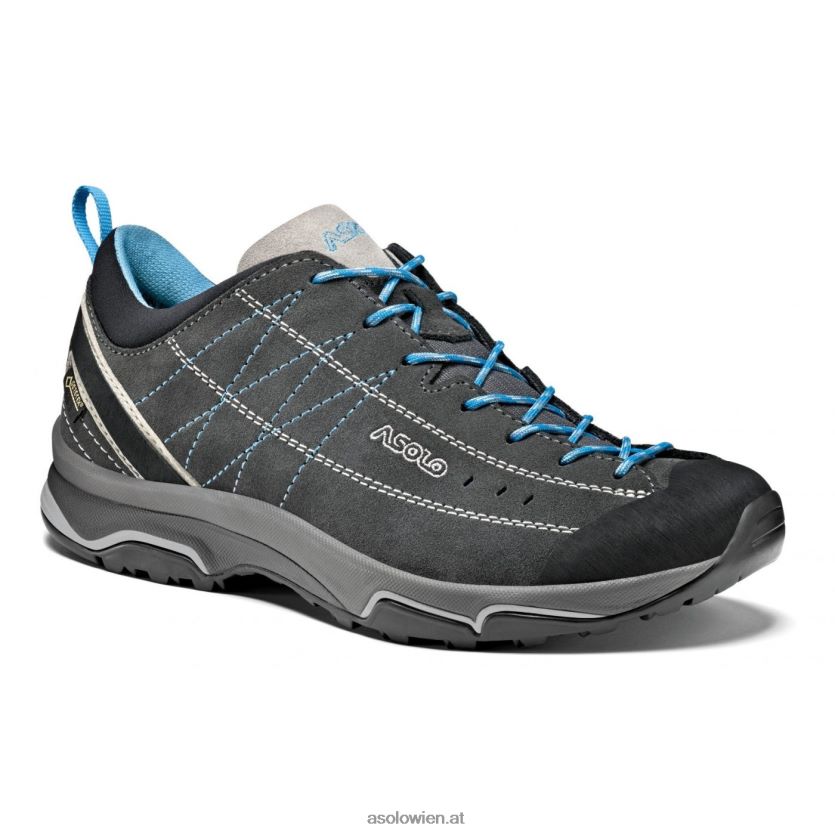 Nukleon GV Frauen Asolo Graphit/Silber/Cyanblau LBJ0X615