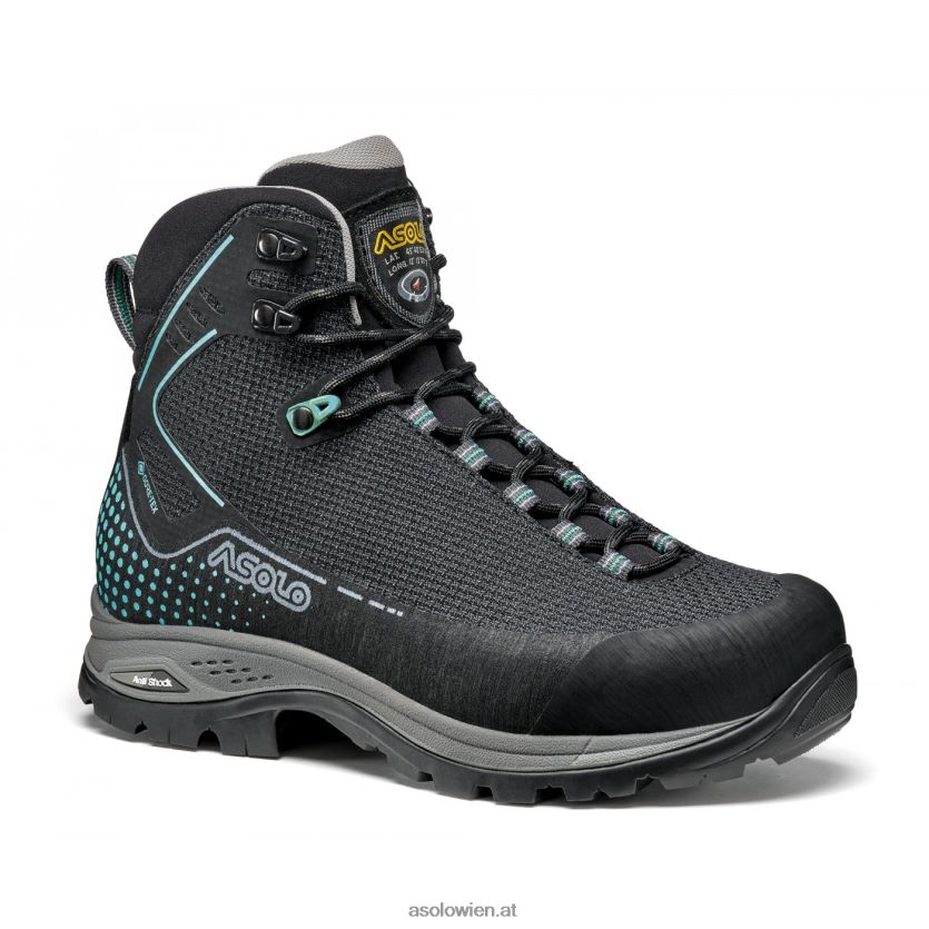 Altai Evo GV Frauen Asolo schwarz/bachgrün LBJ0X634