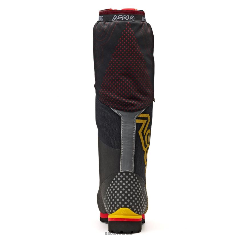 Manaslu 8000 GV Männer Asolo Schwarz Rot LBJ0X652