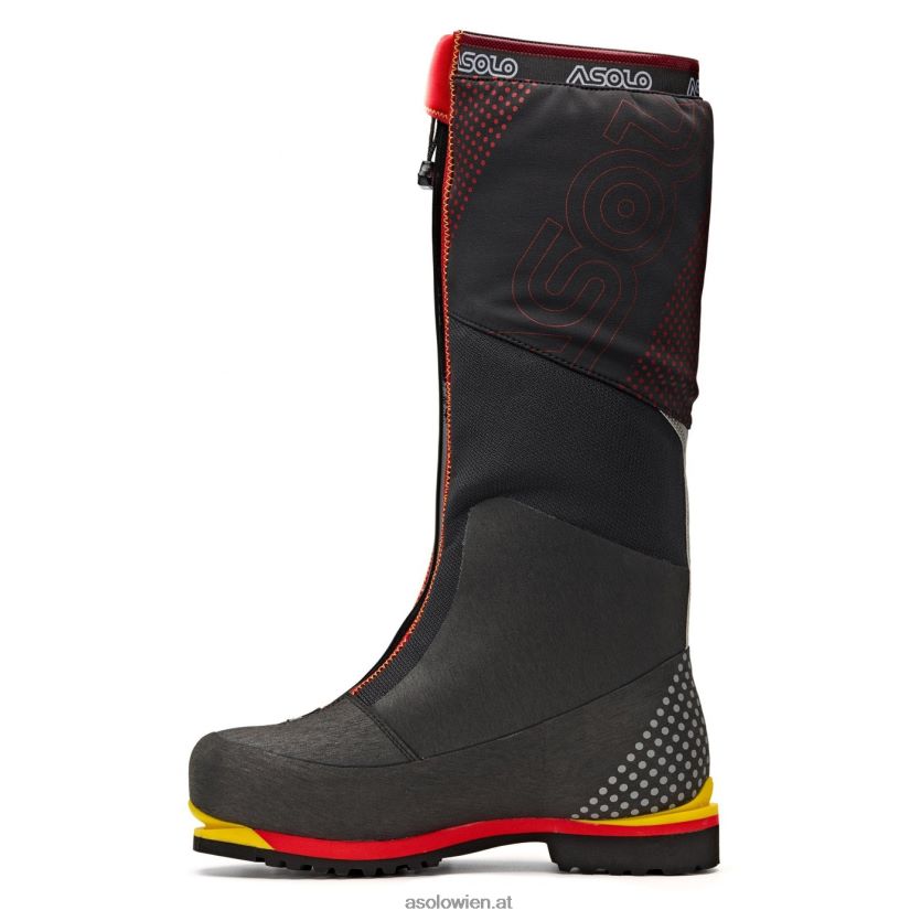 Manaslu 8000 GV Männer Asolo Schwarz Rot LBJ0X652